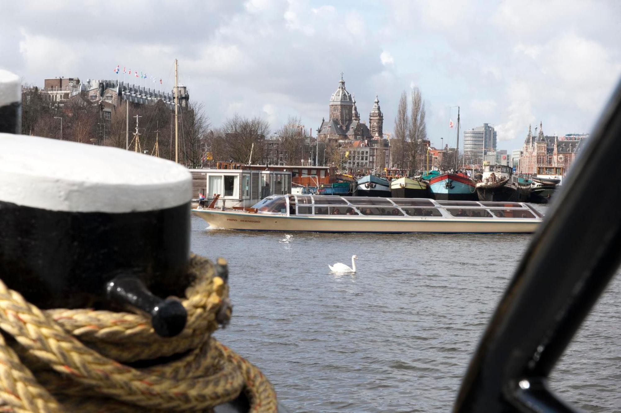 Hotelboot Zwaan Amsterdam Ngoại thất bức ảnh